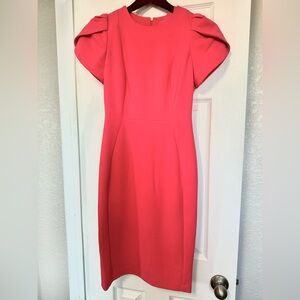 Calvin Klein Vibrant Pink Midi Dress